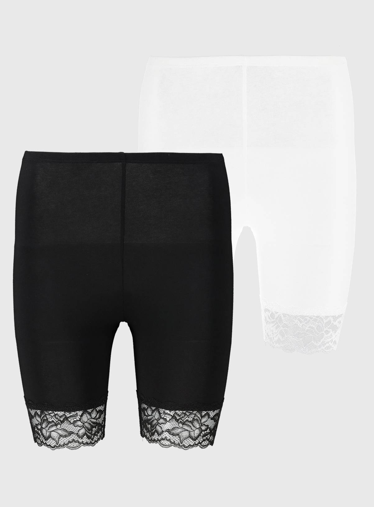 Black & White Anti-Rub Shorts 2 Pack - 12 - Image 1